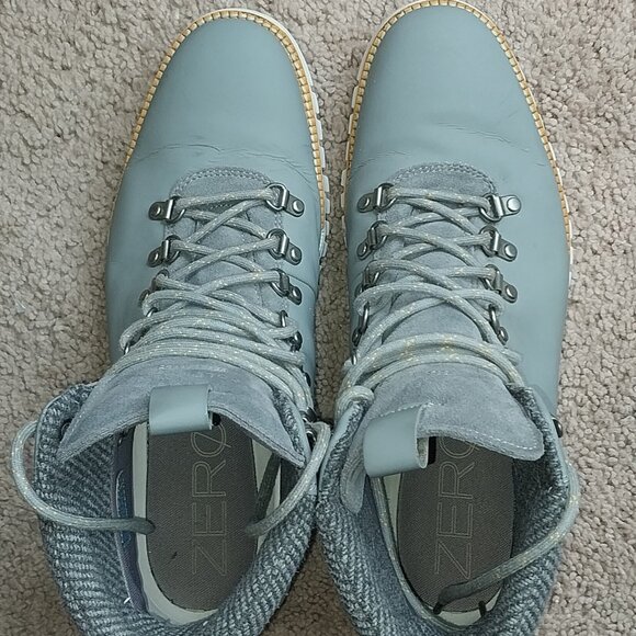 Cole Haan Men's Zerogrand Gray Leather Chukka Ankle Hiking Boot 10 - Picture 6 of 9